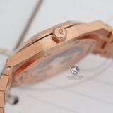 Đồng Hồ Audemars Piguet Royal Oak Double Balance Wheel Openworked 41mm 15407OR.OO.1220OR.01 Rep 1:1 Chế Tác Vỏ Vàng Hồng