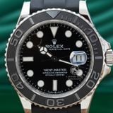Đồng Hồ Rolex Yacht-Master 42 226659-0002 Rep 1:1 Cao Cấp Mặt Số Đen Dây Đeo Cao Su Oysterflex