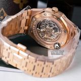 Đồng Hồ Audemars Piguet Royal Oak Perpetual Calendar 26574OR.OO.1220OR.02 Rep 1:1 Chế Tác Vỏ Vàng Hồng Mặt Xanh Dây Kim Loại