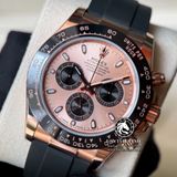 Đồng Hồ Rolex Cosmograph Daytona 116515LN-0059 Rep 1:1 Cao Cấp Vỏ Vàng Hồng Mặt Hồng Dây Cao Su