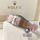 Đồng Hồ Rolex Datejust 41mm 126331-0002 Rep 1:1 Chế Tác Vỏ Demi Bọc Vàng Mặt Nâu Chocolate Cọc Số Vạch Dây Kim Loại Jubilee