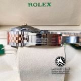 Đồng Hồ Rolex Datejust 41mm 126331-0004 Rep 1:1 Cao Cấp Vỏ Demi Vàng Hồng Mặt Nâu Chocolate Cọc Số Đá Dây Kim Loại Jubilee
