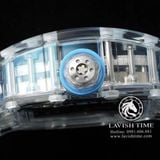 Đồng Hồ Richard Mille RM 53-02 Tourbillon Sapphire Rep 1:1 Chế Tác Vỏ Sapphire Mặt Skeleton Lộ Cơ Dây Cao Su