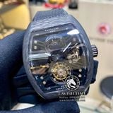 Đồng Hồ Franck Muller Vanguard Tourbillon Rep 1:1 Chế Tác Vỏ Carbon Mặt Skeleton Lộ Cơ Dây Vải Nato