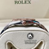 Đồng Hồ Rolex Datejust 41mm 126331-0015 Rep 1:1 Chế Tác Vỏ Demi Bọc Vàng Mặt Xám Cọc Số La Mã Dây Kim Loại Oyster
