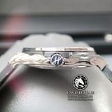 Đòng Hồ Hublot Classic Fusion 38mm Rep 1:1 Chế Tác Vỏ Bạc Độ Niềng Kim Cương Thiên Nhiên Mặt Đen Dây Da 565.NX.1470.LR.1204