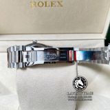 Đồng Hồ Rolex Day-Date 36mm 128239-0023 Rep 1:1 Cao Cấp Vỏ Bạc Mặt Xanh Dương Cọc Số Đá Dây Kim Loại