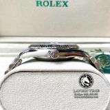 Đồng Hồ Rolex Datejust 41mm 126334-0016 Rep 1:1 Cao Cấp Vỏ Bạc Mặt Xanh Dương Cọc Số Đá Dây Kim Loại Jubilee