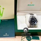 Đồng Hồ Rolex Submariner 116610LN-0001 Rep 1:1 Cao Cấp Vỏ Bạc Mặt Đen Dây Kim Loại Oyster