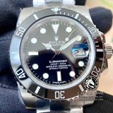 Đồng Hồ Rolex Submariner 116610LN-0001 Rep 1:1 Cao Cấp Vỏ Bạc Mặt Đen Dây Kim Loại Oyster