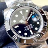 Đồng Hồ Rolex Submariner 116610LN-0001 Rep 1:1 Cao Cấp Vỏ Bạc Mặt Đen Dây Kim Loại Oyster