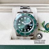 Đồng Hồ Rolex Submariner 116610LV “HULK” Rep 1:1 Cao Cấp Vỏ Bạc Mặt Xanh Lá Cây Dây Kim Loại Oyster