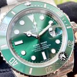 Đồng Hồ Rolex Submariner 116610LV “HULK” Rep 1:1 Cao Cấp Vỏ Bạc Mặt Xanh Lá Cây Dây Kim Loại Oyster