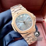 Đồng Hồ Patek Philippe Nautilus 5711R-001 Rep 1:1 Vỏ Vàng Hồng Mặt Nâu Dây Kim Loại