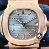 Đồng Hồ Patek Philippe Nautilus 5711R-001 Rep 1:1 Vỏ Vàng Hồng Mặt Nâu Dây Kim Loại