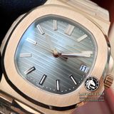 Đồng Hồ Patek Philippe Nautilus 5711R-001 Rep 1:1 Vỏ Vàng Hồng Mặt Nâu Dây Kim Loại