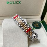 Đồng Hồ Rolex Datejust 31mm 278383rbr-0022 Rep 1:1 Chế Tác Vỏ Vàng Khối 18K Niềng Bezel Độ Kim Cươn Thiên Nhiên Mặt Xám Dây Kim Loại