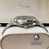 Đồng Hồ Patek Philippe Nautilus 5712G-001 Rep 1:1 Vỏ Bạc Mặt Xám Dây Kim Loại