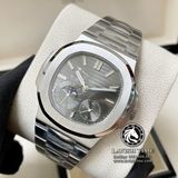 Đồng Hồ Patek Philippe Nautilus 5712G-001 Rep 1:1 Vỏ Bạc Mặt Xám Dây Kim Loại