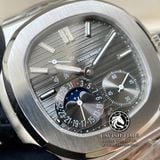 Đồng Hồ Patek Philippe Nautilus 5712G-001 Rep 1:1 Vỏ Bạc Mặt Xám Dây Kim Loại