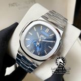 Đồng Hồ Patek Philippe Nautilus 5726/1A-014  Rep 1:1 Chế Tác Vỏ Bạc Mặt Xanh Dây Kim Loại