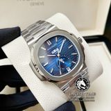 Đồng Hồ Patek Philippe Nautilus 5726/1A-014  Rep 1:1 Chế Tác Vỏ Bạc Mặt Xanh Dây Kim Loại