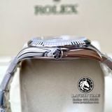 Đồng Hồ Rolex Datejust 36mm 126234 Rep 1:1 Cao Cấp Vỏ Bạc Mặt Vi Tính Bạc Cọc Số Đính Đá Dây Kim Loại Oyster