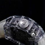 Đồng Hồ Richard Mille RM 56-02 Tourbillon Sapphire Rep 1:1 Chế Tác Vỏ Sapphire Mặt Skeleton Lộ Cơ Dây Cao Su