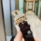 Đồng Hồ Patek Philippe Nautilus 5724R-001 Rep 1:1 Chế Tác Vỏ Vàng Khối 18K Niềng Bezel Đính Kim Cương Thiên Nhiên Mặt Nâu Dây Da