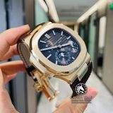 Đồng Hồ Patek Philippe Nautilus 5712R-001 Chế Tác Vỏ Vàng Khối 18K Mặt Nâu Dây Da