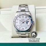 Đồng Hồ Rolex Datejust 36mm 126234 Rep 1:1 Cao Cấp Vỏ Bạc Mặt Độ Thiên Thạch Tự Nhiên Cọc Số Kim Cương Thiên Nhiên Dây Kim Loại Oyster