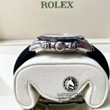Đồng Hồ Rolex Cosmograph Daytona 116519LN-0027 Rep 1:1 Cao Cấp Vỏ Bạc Mặt Xám Dây Cao Su