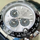 Đồng Hồ Rolex Cosmograph Daytona 116519LN-0027 Rep 1:1 Cao Cấp Vỏ Bạc Mặt Xám Dây Cao Su