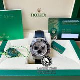 Đồng Hồ Rolex Cosmograph Daytona 116519LN-0027 Rep 1:1 Cao Cấp Vỏ Bạc Mặt Xám Dây Cao Su