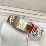Đồng Hồ Rolex Datejust 41mm 126333-0012 Rep 1:1 Cao Cấp Vỏ Demi Vàng Kim Mặt Vàng Cọc Số Đính Đá Dây Kim Loại Jubilee