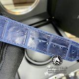 Đồng Hồ Hublot Classic Fusion 42 mm Rep 1:1 Chế Tác Vỏ Bạc Độ Niềng Kim Cương Thiên Nhiên Mặt Số Xanh Chải Tia Dây Da Cá Sấu Pháp 542.NX.7170.LR