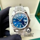 Đồng Hồ Rolex Datejust 41mm 126334-0002 Rep 1:1 Chế Tác Vỏ Bạc Mặt Xanh Dương Cọc Số Vạch Dây Kim Loại Jubilee