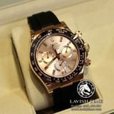 Đồng Hồ Rolex Cosmograph Daytona 116515LN-0061 Rep 1:1 Cao Cấp Vỏ Vàng Hồng Mặt Vàng Dây Cao Su
