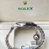 Đồng Hồ Rolex Datejust 41mm 126334-0024 Rep 1:1 Cao Cấp Vỏ Bạc Mặt Trắng Cọc Số La Mã Dây Kim Loại Jubilee