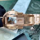 Đồng Hồ Audemars Piguet Royal Oak 15500OR.OO.1220OR.01 Rep 1:1 Vỏ Vàng Hồng Mặt Đen Dây Kim Loại