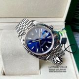 Đồng Hồ Rolex Datejust 41mm 126334-0002 Rep 1:1 Cao Cấp Vỏ Bạc Mặt Xanh Dương Cọc Số Vạch Dây Kim Loại Jubilee
