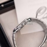 Đồng Hồ Patek Philippe Nautilus 5711/1300A-001 Rep 1:1 Chế Tác Vỏ Bạc Niềng Bezel Đính Đá Baguette Mặt Xanh Lá Dây Kim Loại