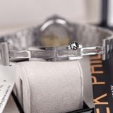 Đồng Hồ Patek Philippe Nautilus 5711/1300A-001 Rep 1:1 Chế Tác Vỏ Bạc Niềng Bezel Đính Đá Baguette Mặt Xanh Lá Dây Kim Loại