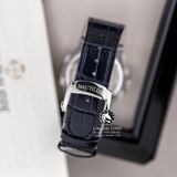 Đồng Hồ Patek Philippe Nautilus 5712/A-001 Rep 1:1 Chế Tác Vỏ Bạc Mặt Xanh Dương Dây Da