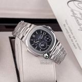 Đồng Hồ Patek Philippe Nautilus 5712/1A-001 Rep 1:1 Chế Tác Vỏ Bạc Mặt Xanh Dương Dây Kim Loại