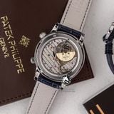 Đồng Hồ Patek Philippe Grand Complications 6104G-001 Rep 1:1 Chế Tác Vỏ Bạc Mặt Thiên Hà Xanh Dây Da