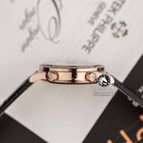 Đồng Hồ Patek Philippe Grand Complications 6104R-001 Rep 1:1 Chế Tác Vỏ Vàng Hồng Mặt Thiên Hà Đen Dây Da