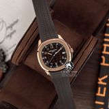 Đồng Hồ Patek Philippe Aquanaut 5167R-001 Rep 1:1 Chế Tác Vỏ Vàng Hồng Mặt Nâu Dây Cao Su