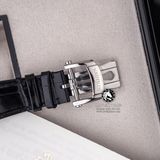 Đồng Hồ Patek Philippe Nautilus 5712G-001 Rep 1:1 Chế Tác Vỏ Bạc Mặt Xám Dây Da