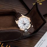 Đồng Hồ Patek Philippe Complications 5396R-011 Rep 1:1 Chế Tác Vỏ Vàng Hồng Mặt Trắng Dây Da